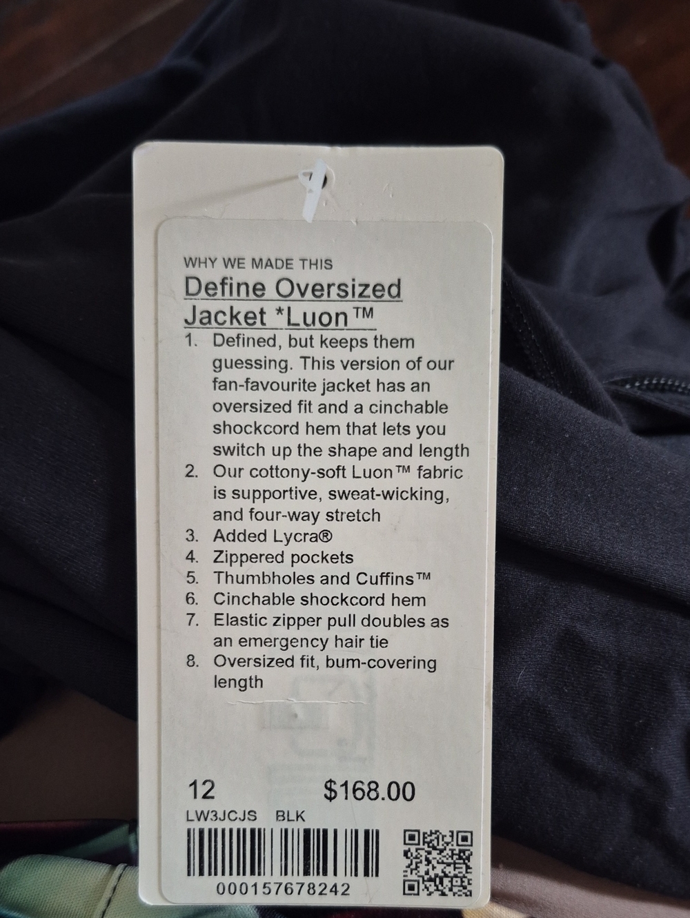 lululemon athletica Define Oversized Jacket - Black